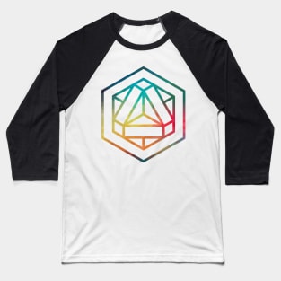 Sacred geometry 01 rainbow Baseball T-Shirt